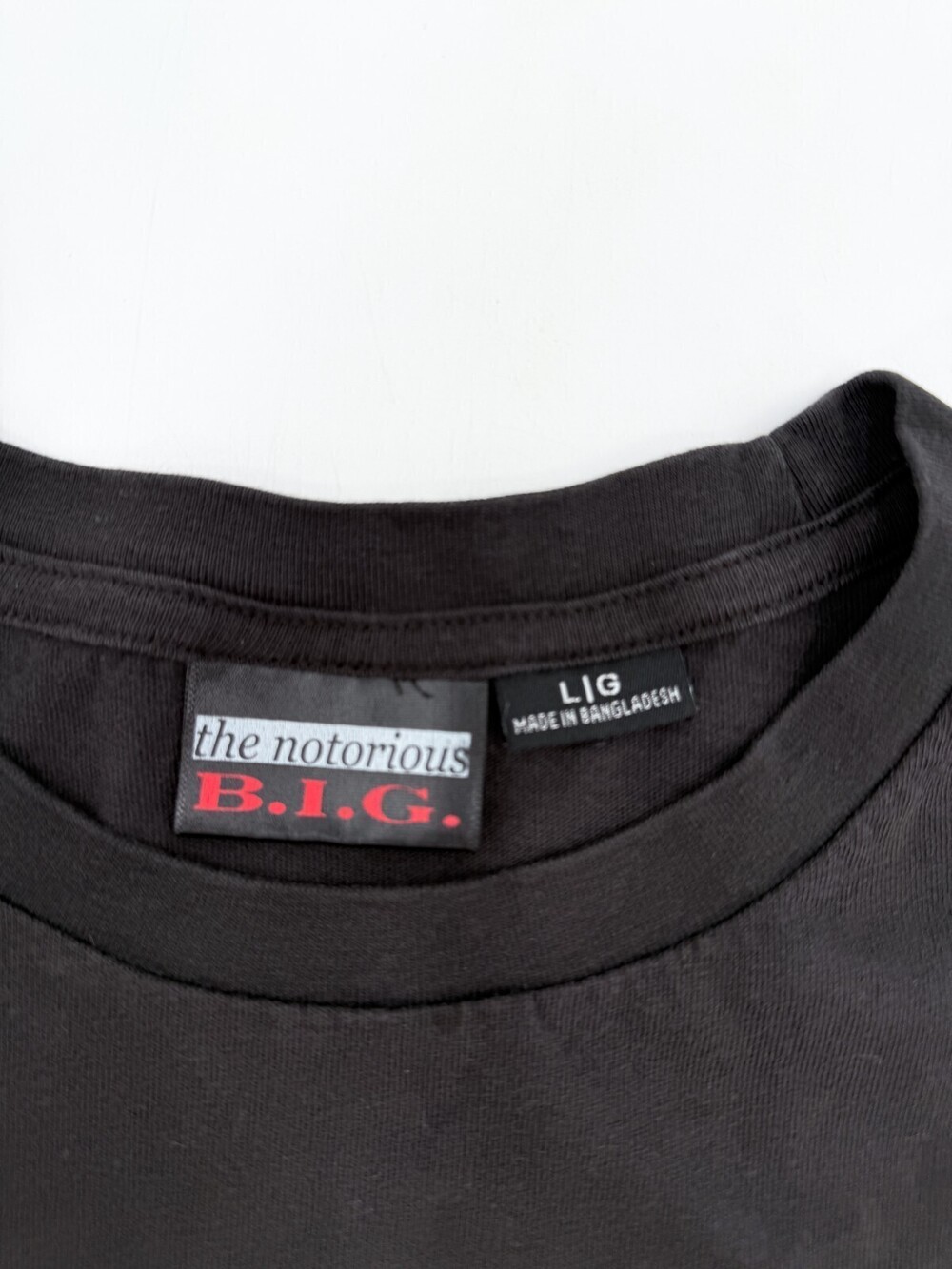 Notorious BIG Biggie Shirt Adult Large Black Brooklyn Graphic Tee Rap Hip Hop 90 - Picture 3 of 10